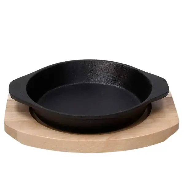 Cacerola-Antiadherente-de-Hierro-Fundido-14CM-con-Base-de-Madera-Fusion-Taste-Marca-Tognana