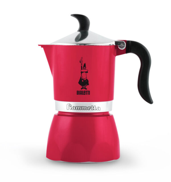 Cafetera-Italiana-Bialetti-Fiammetta-Roja-Summer-de-3-Tazas