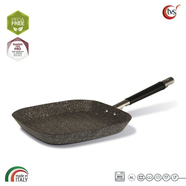 Grill-Italiano-Gran-Gourmet-con-Recubrimiento-Mineral-Antiadherente-28x28CM-Marca-TVS
