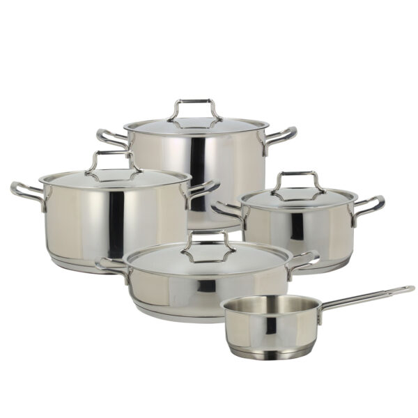 Set-9-Piezas-Cacerolas-Ollas-Tapas-Acero-Inoxidable-Vanitosa-Marca-Tognana