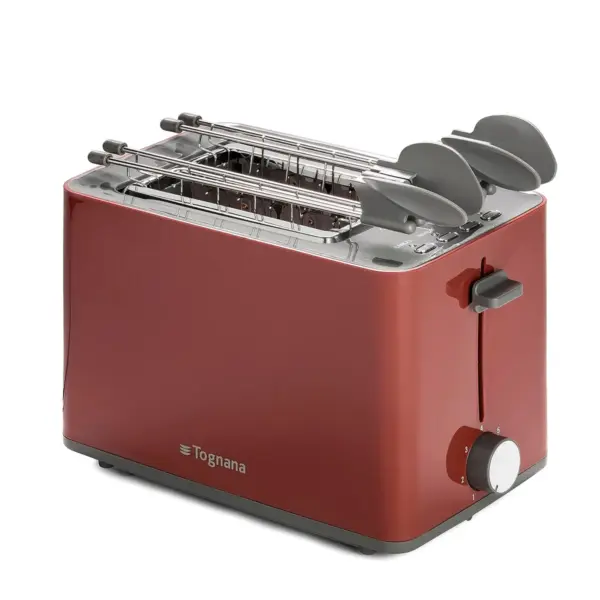Tostadora-con-Pinzas-Rojo-Iridea-Marca-Tognana-Pequenos-Electrodomesticos